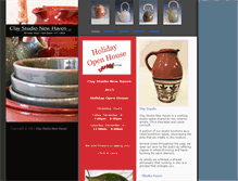 Tablet Screenshot of claystudionewhaven.com